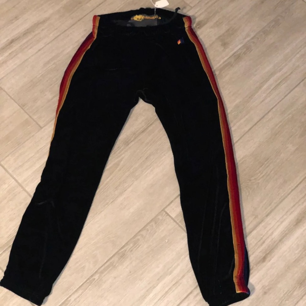 Aviator Nation velvet pants